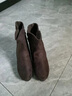 布瑞京冬季老北京布鞋女靴子加绒保暖坡跟短靴女鞋妈妈棉鞋厚底防滑棉靴 棕色 36 实拍图