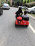 派克奇儿童摩托车3-6岁宝宝三轮车双驱童车遥控汽车可坐大人电动玩具车 烤漆红12V电瓶缓启软座EVA轮胎 实拍图