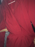 佰蓝娇2024春秋季女装新款高档气质女神范修身显瘦小个子长袖衬衫连衣裙 酒红色 M 晒单实拍图