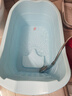 kolily 儿童浴桶婴儿洗澡桶浴盆宝宝游泳池泡澡桶1-15岁加大加厚洗澡盆 大号蓝色0-15岁 实拍图