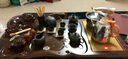 兿凡臻品 功夫整套茶具套装家用全自动实木乌金石茶盘茶台一体式电磁炉 8貔貅原矿紫砂 实拍图