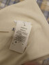 GOOMIL LEE针织短袖T恤女夏季新款韩版v领休闲薄款打底衫女 米色 XL 晒单实拍图