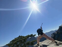 焱思泰登山帽男女渔夫帽遮阳帽防晒帽户外速干太阳帽西部牛仔帽爬山装备 黑色（男女通用） 【可弯折帽檐/防水速干透气】 实拍图