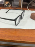 万新（WAN XIN） 近视眼镜防蓝光辐射非球面现片配眼镜框男女0-1500度配成品眼镜 板材-全框-5005BK-黑色 1.67多屏防蓝光镜片（近视特薄） 实拍图