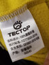 探拓（TECTOP）抓绒衣 户外加厚保暖男抓绒衣纯色立领半开衫柔软舒适抓绒衣 MZRY033 男款姜黄色 S 实拍图