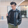 真维斯（JEANSWEST）毛衣男秋冬新款针织衫青少年针线衫内搭保暖百搭纯色打底衫毛线衫 黑色（常规） M (推荐100-110斤) 实拍图