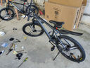 飞鸽（FLYING PIGEON）山地自行车成人男女变速山地车青少年中小学生车越野户外骑行单车 【铝合金】G8002代-三刀轮-黑色 24寸轮组（适合145-170cm） 24速标准版 实拍图