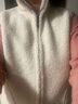 浪莎摇粒绒马甲女秋春秋新款坎肩抓绒无袖马甲背心 米色 XXXL（建议130-150斤） 实拍图