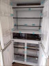 松下（Panasonic）大海豚575升十字对开门冰箱四开门 超薄嵌入式冰箱 干湿分储 一级能效  磨砂白色NR-JW58CMA-W 实拍图