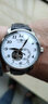 齐博林（Zeppelin）手表男进口德表商务防水皮带钢带镂空自动机械男表十大名表腕表 7666-1白盘复古灰带【精选推荐】 实拍图