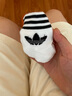阿迪达斯 （adidas）Originals三叶草中性TREF ANK SCKHC袜子 EE1152 3538 实拍图