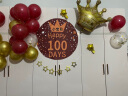 演绎百天布置装饰儿童宝宝婴儿一百100天百日宴聚会气球场景背景墙 晒单实拍图