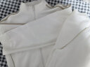 安踏（ANTA）针织加绒运动套装女士春季长袖外套长裤保暖两件套跑步健步运动服 象牙白-1 S/女160 晒单实拍图