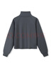 森马（Semir）卫衣女插肩袖立领复古简约2024冬季抓绒套头衫ins潮109724116001 实拍图