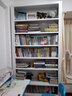 鑫裕翔家用钢制书架落地学生图书馆书籍架宝宝绘画本架客厅简约铁艺书架 2米高0.8m长副架 实拍图