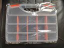 美科（MYTEC）零件盒手提式工具盒塑料分格透明元件收纳盒组合式分格箱螺丝盒子 B-320可拆式小分格零件盒 实拍图
