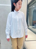 衣诺坊儿童衬衫白色长袖衫衣六一演出服打底衫女童衬衫大合唱T恤 实拍图