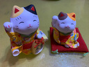 药师窑日本招财猫摆件招福招财小判金币日式治愈可爱生日结婚创意礼品 金运来福对猫（小号） 实拍图