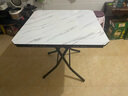雷鑫智圆桌折叠桌餐桌家用饭桌方圆两用非实木简易吃饭桌子10人大圆桌 1.17米（烤漆腿） 实拍图