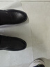 戈耐头层牛皮中老年人正装皮鞋男士商务休闲鞋男真皮乐福老人鞋爸爸鞋 黑色 头层牛皮 套脚 春秋季四季 44 码 (270mm) 实拍图