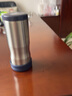 膳魔师（THERMOS） 保温杯男女不锈钢滤网泡茶办公水杯团购 JML-371F 蓝色 实拍图