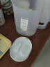 茶花（CHAHUA）塑料冷水壶大容量透明凉水杯凉水瓶果汁壶冷饮瓶 优乐凉水壶2.2L【纯净白】 2200ml 实拍图