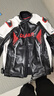 杜汉（DUHAN）D-2168摩托车骑行服男女四季款赛车服越野机车皮衣秋冬红白男款XL 实拍图