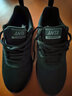 安踏女鞋网面透气运动鞋冬季女子跑步鞋黑色轻便软底休闲百搭鞋子女 【网面透气款】5526-6全黑 36 (225mm) 实拍图