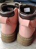 巴布豆（BOBDOG）男童鞋软底加绒二棉鞋儿童靴子冬季新款女童保暖马丁靴 冰粉色 33 适合脚长20.0cm 实拍图