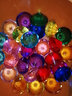 宝石玩具公主亚克力宝石儿童水晶宝石水晶钻石粒装饰品七彩石串珠配件 混色 30颗（直径3厘米） 中号 实拍图