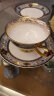 心饰园波西米兰欧式咖啡杯套装创意高档骨瓷杯子带勺陶瓷英式下午茶杯 波西米兰6杯碟带金鸟架 深蓝盒  心饰园 实拍图