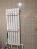 亿润暖气片家用水暖壁挂式换热器过水即热式水暖厨房卫生间暖气片 6片*带两根毛巾弯 1200mm 实拍图