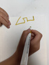 得力（deli）6色单头免按压丙烯马克笔儿童手绘咕卡元旦涂鸦diy画鞋丙烯颜料彩绘金属色荧光笔水彩笔美育 实拍图