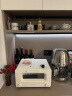 巴慕达（BALMUDA）蒸汽烤箱迷你小型多功能烘焙 智能网红电烤箱家用办公室面包蛋糕披萨芝士吐司红薯鸡翅早餐机K05D 白色 8L 实拍图