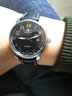 齐博林（Zeppelin）德国手表男简约自动机械表男表名表小众复古腕表圣诞情人节礼物 7656-2（黑盘皮带，指针夜光） 实拍图