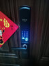 大禹（DAYU)智能指纹锁电子锁密码锁刷卡锁感应锁智能APP家用防盗门锁 曜石黑+自动下滑盖+防猫眼开启+不联网（自己安装） 实拍图