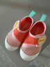 卡特兔学步鞋童鞋男童夏季女童洞洞鞋软底网面宝宝鞋透气幼儿园室内鞋 橙粉白 21 内长13.0cm 脚长12.0-12.5 实拍图