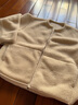 无印良品（MUJI）女式  长毛抓绒 夹克 短款外套女  简约风 BB2NSA3A 象牙色 M(160/84A) 实拍图
