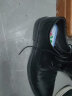 卡帝乐鳄鱼（CARTELO）透气真皮休闲商务英伦新郎正装夏季皮鞋男 6260 黑色系带 42  实拍图