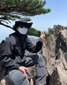啄木鸟冲锋衣男女装春秋冬季款工装三合一登山上衣户外防风防水夹克外套 黑色 L 实拍图