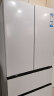 海尔白巧462L零距离自由嵌入多门四开门法式电冰箱家用白色一级能效超薄嵌入式底部散热 全空间保鲜 实拍图