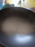 舍德（SHEDE）章丘手工铁锅炒锅无涂层炒菜锅锻打锅物理不粘锅燃气灶电磁炉锅具 章丘手作尖底锅（不生锈） 30cm 铁锅2-4人（32CM）免费开锅 实拍图