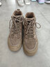 骆驼（CAMEL）马丁靴复古休闲工装靴秋冬季加绒户外徒步厚底情侣款增高登山鞋男 G14W076684 深沙 44 实拍图