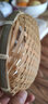 雾尚手工竹编筐竹蓝工艺品竹篮子筛子竹制品竹簸箕箩筐干货晒筐晾晒  外径18高6cm【原竹】 实拍图