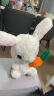 快乐音符会学说话的兔子复读玩偶唱歌跳舞小白兔儿童电动毛绒玩具公仔女孩 白色大耳朵兔 官方标配（USB直充+遥控器） 晒单实拍图