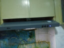 爱贝尔(IBELL)DZS06薄款油烟机厨房小型抽油烟机 老式顶吸双电机脱排嵌入式可吊顶安装扁平 灰色  包安装 实拍图