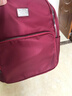 伊诗黛牛津布背包双肩包女轻便韩版百搭休闲帆布旅行包时尚学生书包女包 酒红大号 实拍图