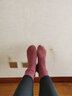 YASSECOCO防裂袜女秋冬厚防脚裂袜足裂保湿防脚后跟干裂的袜子防脚干裂皲裂 袜身麻花纹5色各 1双 均码 实拍图