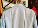 啄木鸟（TUCANO）衬衫男秋季长袖衬衣商务休闲时尚百搭纯色韩版上衣男装 浅蓝 3XL 实拍图