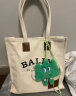 巴利（BALLY）新年礼物送女友男女通用织物手提单肩包托特包米色6236963 实拍图